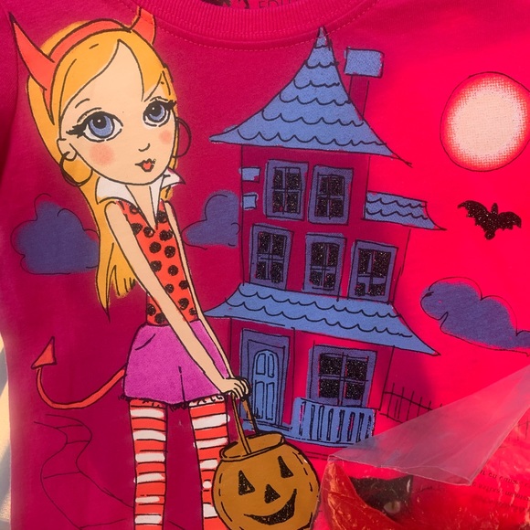 Trick or treat Girls shirt Size XS - Picture 4 of 5